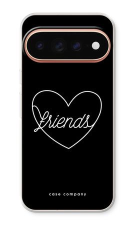 Friends heart black