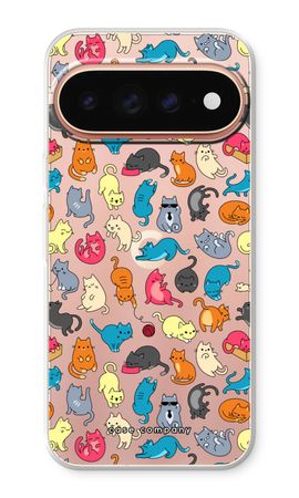 Colourful cats