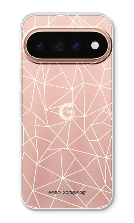 Geometric lines white
