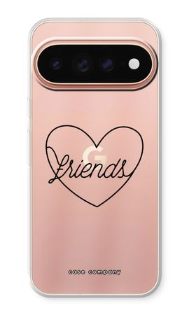 Friends heart black