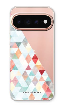 Coloured triangles pastel