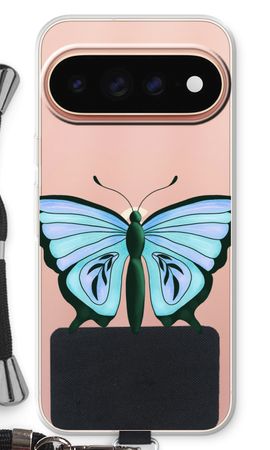 Blauer Schmetterling