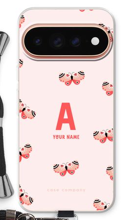 Rosy Butterflies Monogram