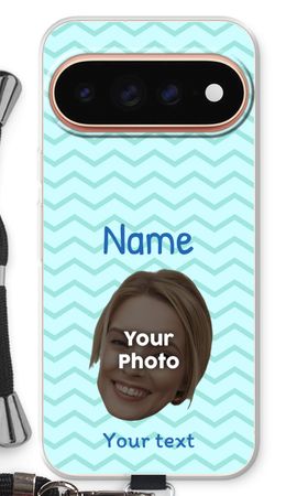 Personalized Face - Stripes Pattern