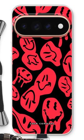 Schmelzender Smiley - Rot