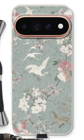 Japanska tranor blommar
