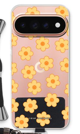 Gelbe Smiley-Blume