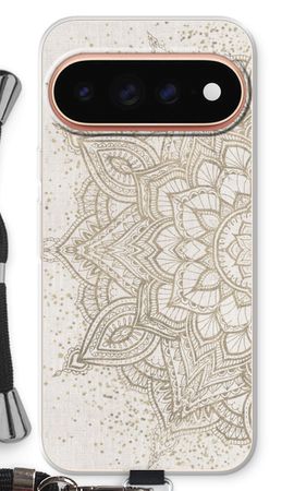 Boho gyllene mandala