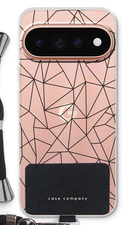 Schwarze geometrische Linien
