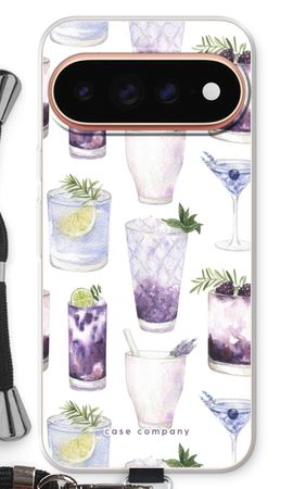 Violet cocktails