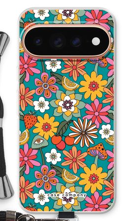 Retro Bloemen N°2 - Blauw