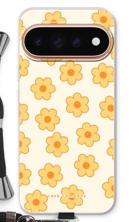 Gelbe Smiley-Blume