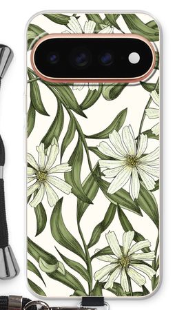 White flower pattern
