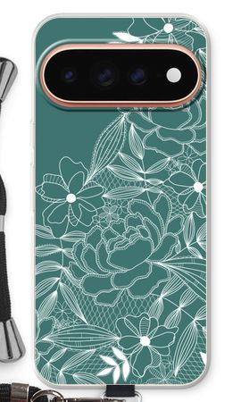 Flowers in lace