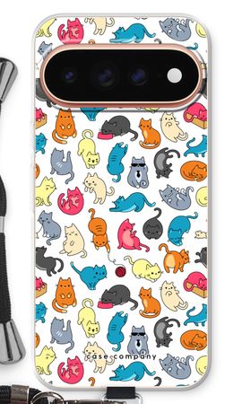 Farbenfrohe Katzen