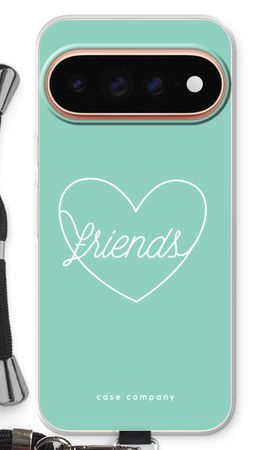 Friends heart pastel