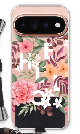 Hello in flowers