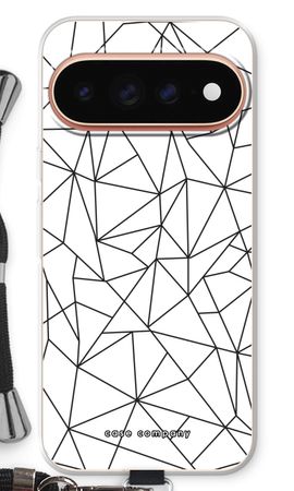 Schwarze geometrische Linien
