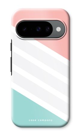 Pastellfarbene Streifen