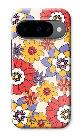 Flores retro - Amarillo