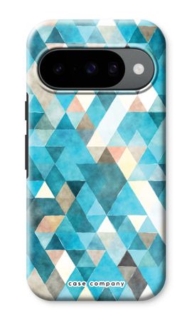 Coloured triangles blue