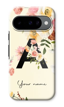 Flirty Flowers Monogram