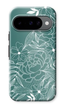 Flowers in lace