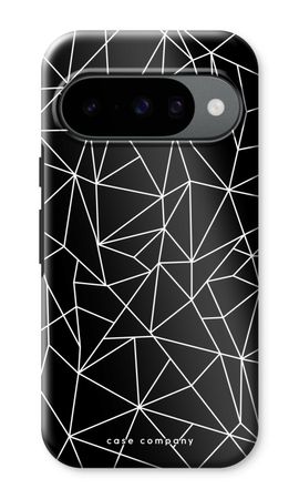 Geometric lines white