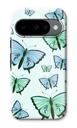 Blue & Green Butterflies