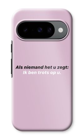 Ik ben trots op u