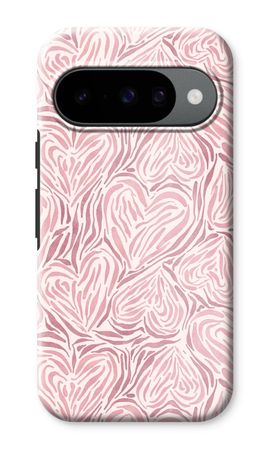 Corazones de acuarela