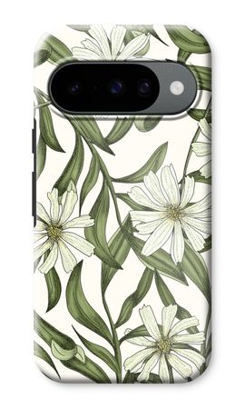 White flower pattern