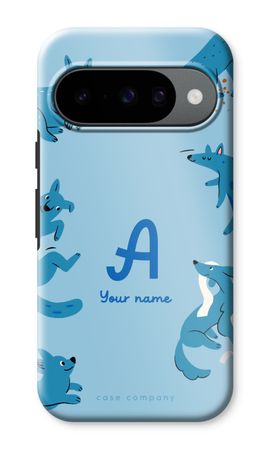 Playful Dogs Monogram