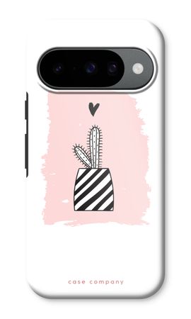 Black and white cactus