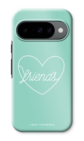 Friends heart pastel