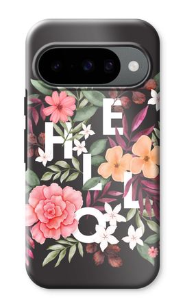 Hello in flowers