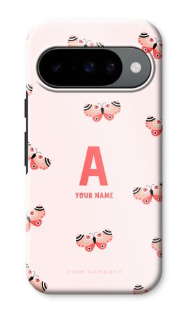 Rosy Butterflies Monogram