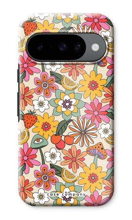 Retro Flowers N°2 - Yellow