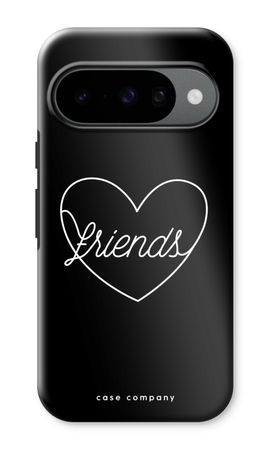Friends heart black