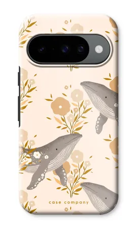 Floral Whales, Capa resistente Google Pixel 10 Pro
