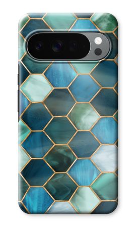 Hexagons in stained glass