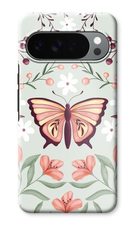 Butterfly in a floral world