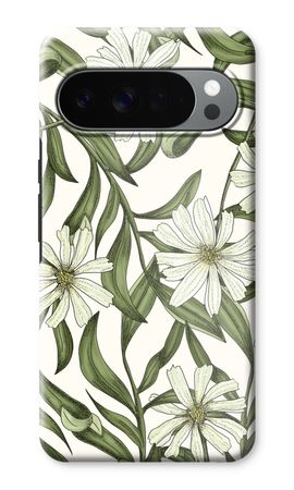 White flower pattern