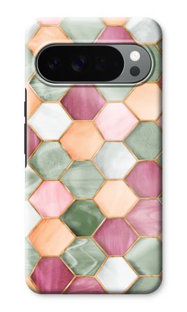 Hexagons in stained glass