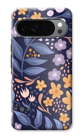 Flowers with blue leaves