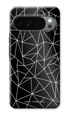 Geometriska linjer vit