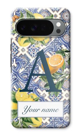 Monogram Blauwe tegels