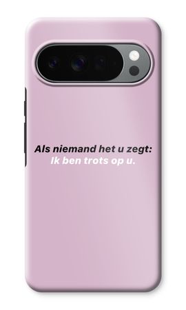 Ik ben trots op u