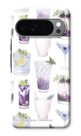 Violet cocktails