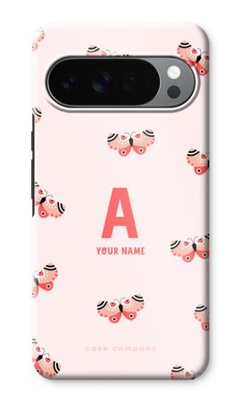 Rosy Butterflies Monogram